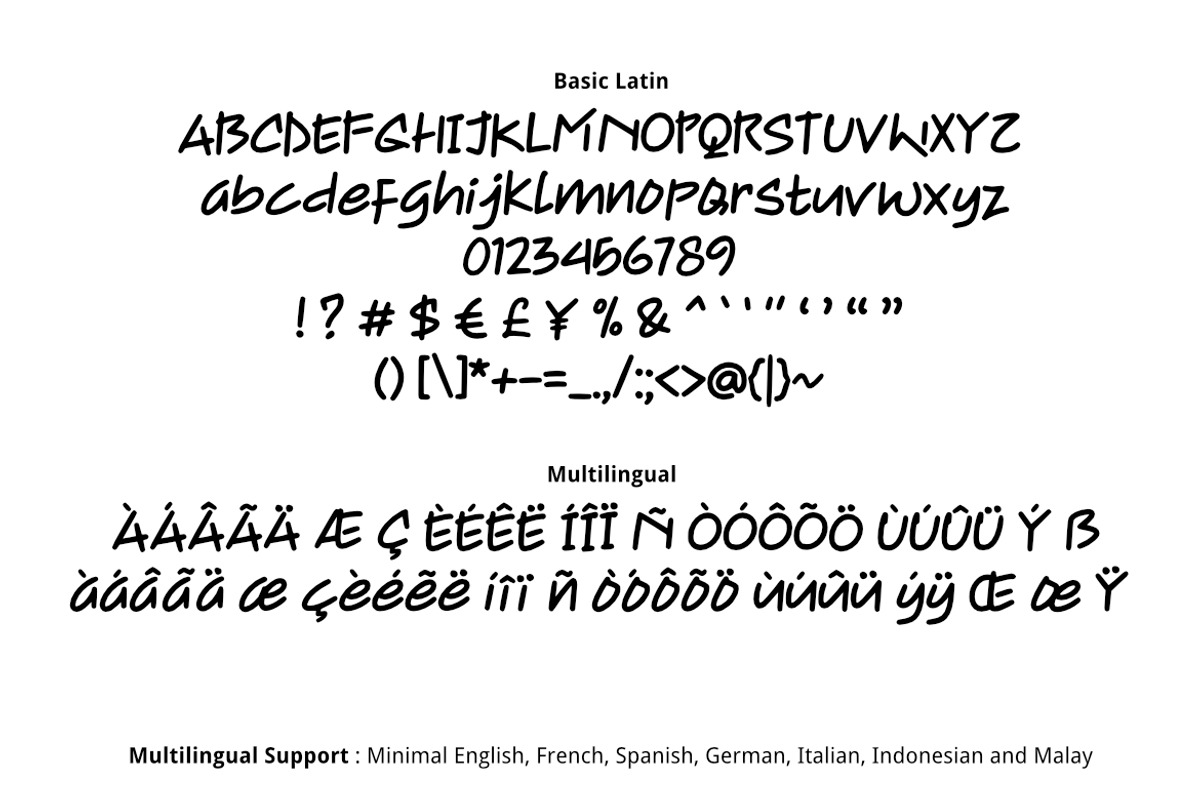 Pendulum Font, a Sans Serif Font by YandiDesigns (Photo 2 of 4)
