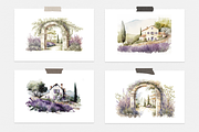 Lavender Watercolor Collection, a Seasonal Illustration by artsy-fartsy (Thumbnail 9 of 12)