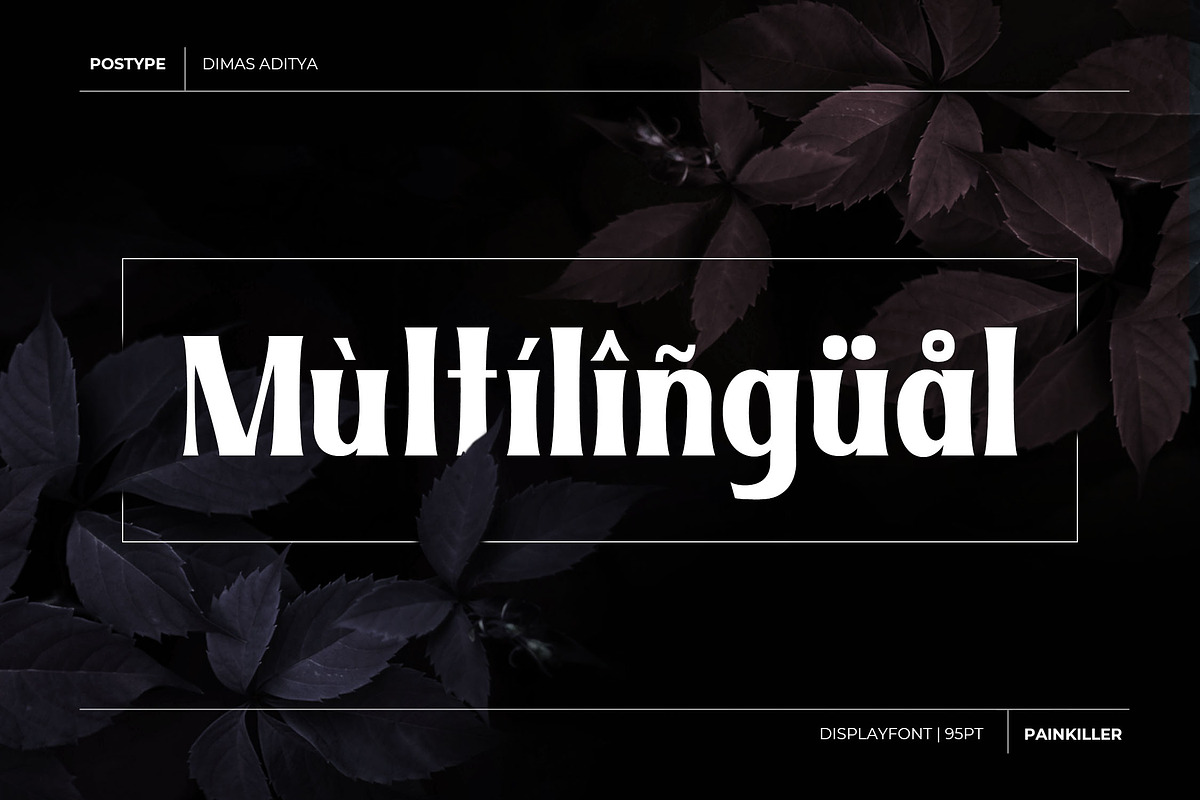 Painkiller - Display Font, a Handwritten Font by Godzillab (Photo 9 of 9)