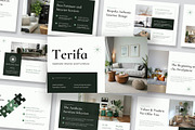 Interior and Furniture Powerpoint, a Presentation Template by Fit-tee (Thumbnail 1 of 10)
