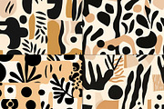 20 Seamless Matisse-style Patterns, a Pattern Graphic by Nordic Design (Thumbnail 5 of 9)