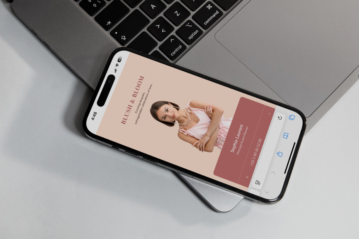 Wedding Planner Link in Bio Website, a Landing Page Template by batang (Photo 5 of 5)