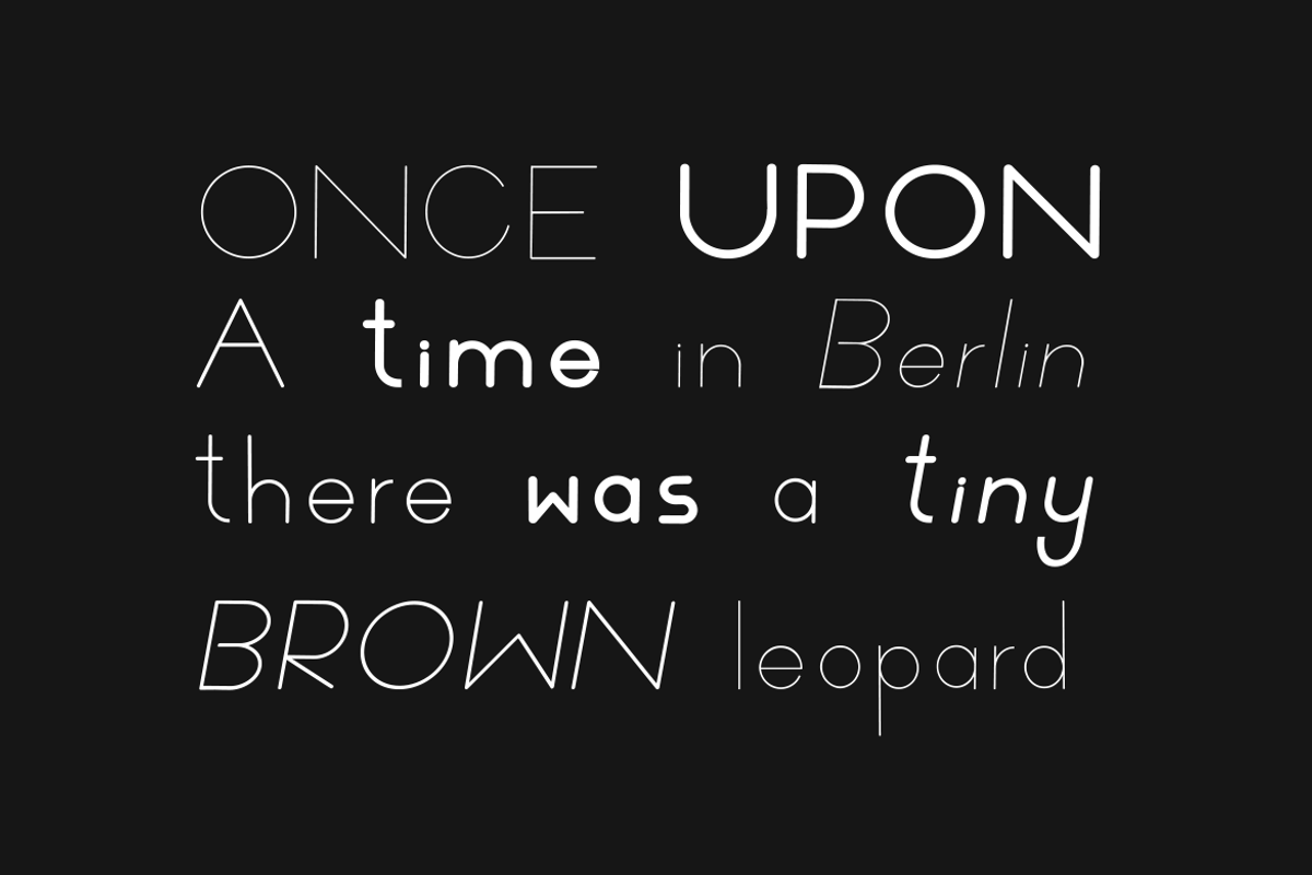 VECTOR - Minimal & Modern Typeface preview 6
