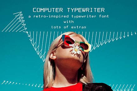 Computer Typewriter SVG Font