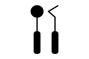 Dental icon design template
