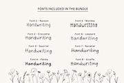 Handwriting Bundle 1, a Handwritten Font by Sofia Skoog (Thumbnail 2 of 9)