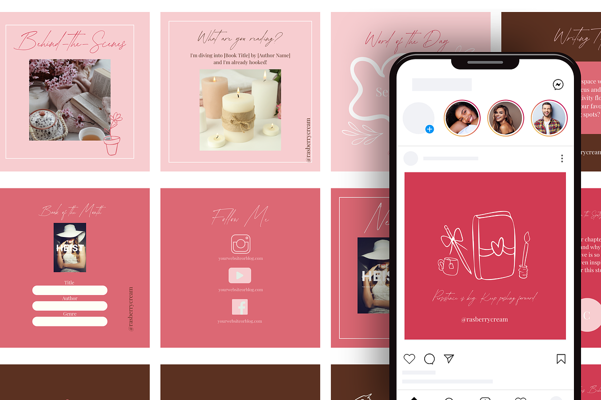 Canva Social Media Template Bundle, a Social Media Template by Little Creative Scribbles (Photo 2 of 9)