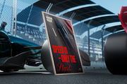 Racing Car Poster Mockup, an Advertising Mockup by herutage (Thumbnail 3 of 4)