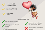 VALENTINE DREAM ANIMALS CLIPART PACK, an Animal Illustration by Daring Digies (Thumbnail 6 of 8)