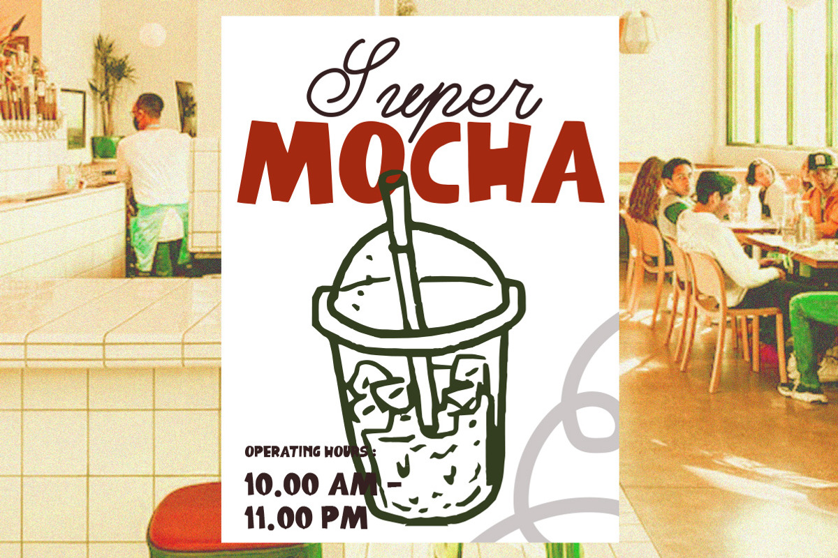 Cafe Corner Retro Display Font Duo, a Handwritten Font by Littlehand (Photo 4 of 9)