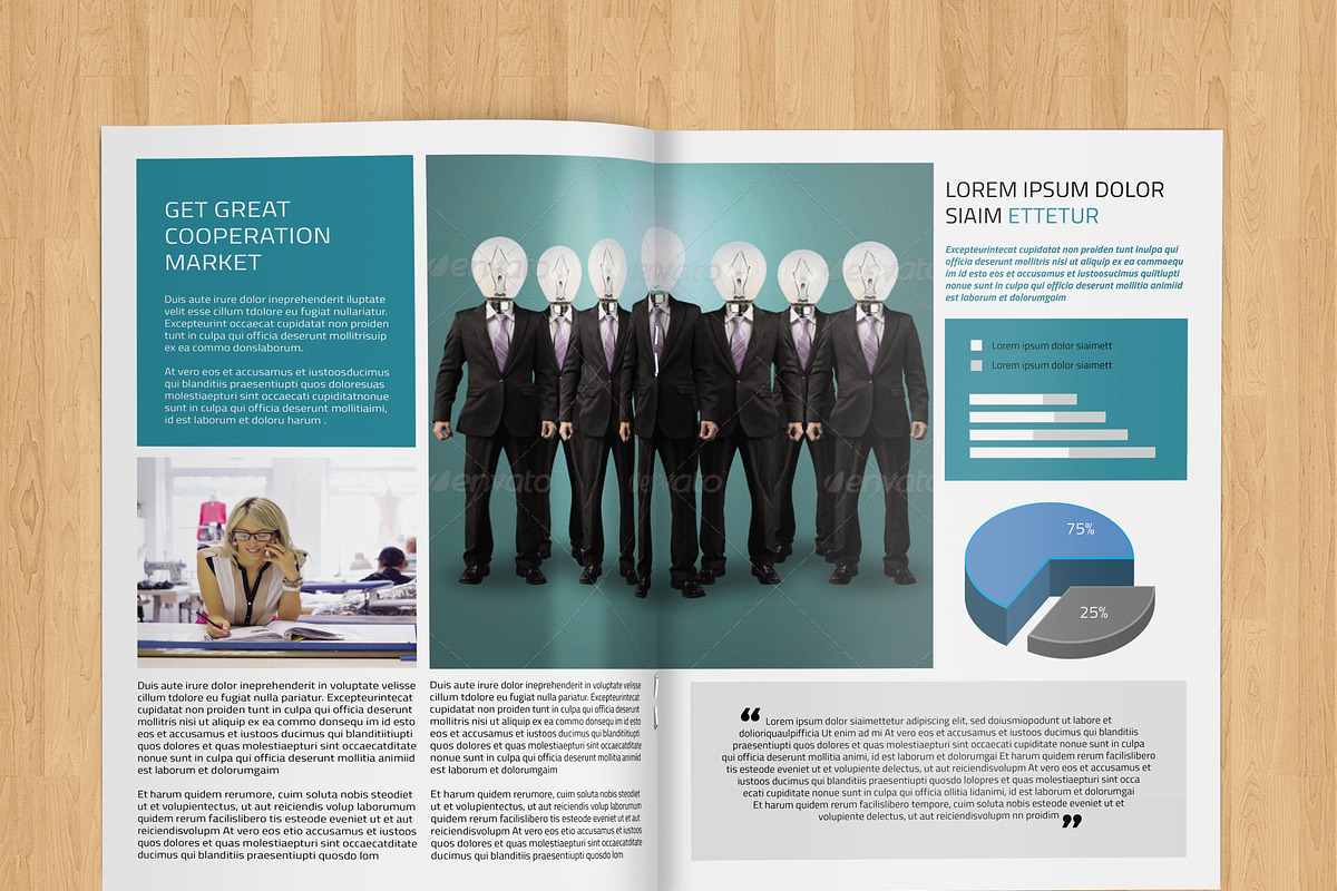 Business Newsletter | Canva, a Brochure Template by Template Shop (Photo 3 of 5)