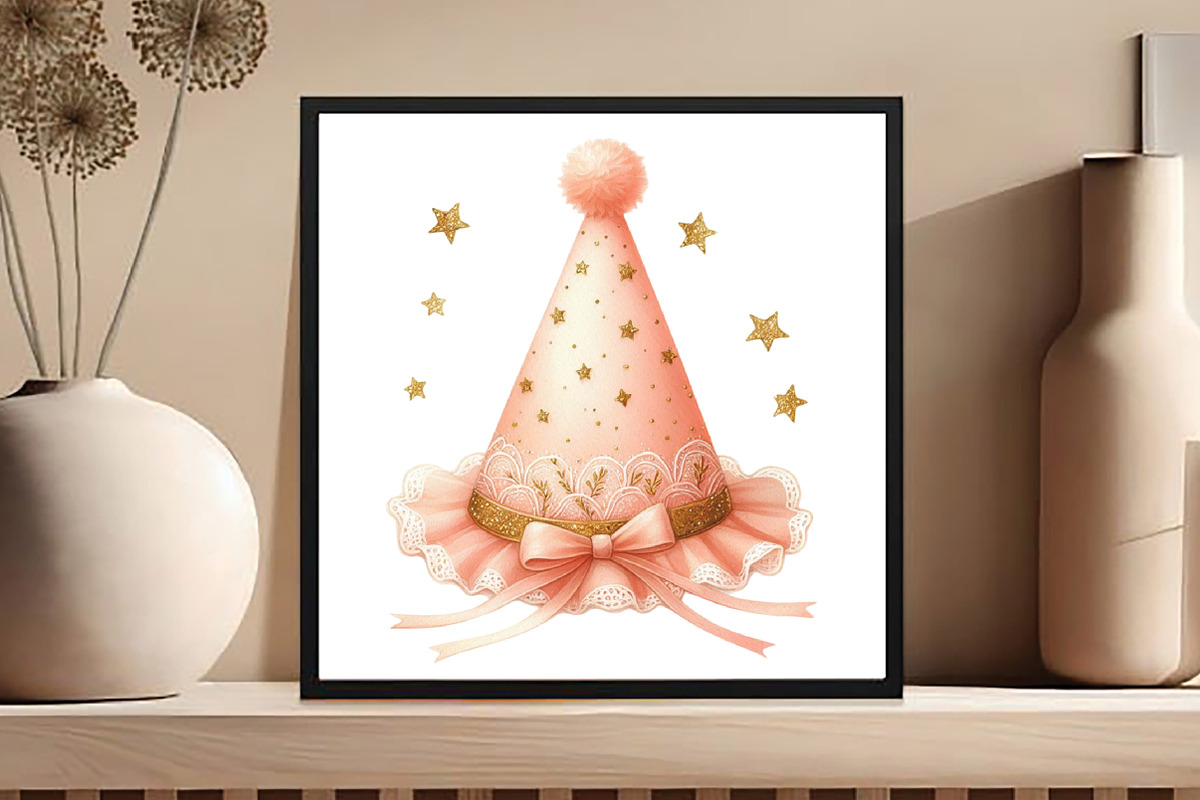 Watercolor Blush Pink Birthday, an Illustration by DreamCafeArt (Photo 4 of 5)