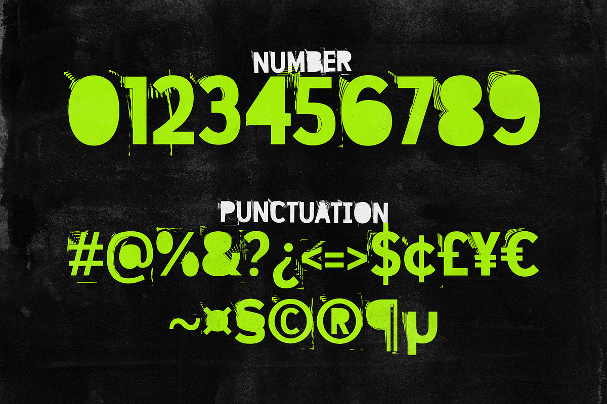 Krawood - Linotype Grunge Font, a Sans Serif Font by Drizy (Photo 4 of 10)