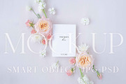 Invitation mock up flatlay - Tend01, a Merchandise Mockup by The Amore Vault (Thumbnail 1 of 2)