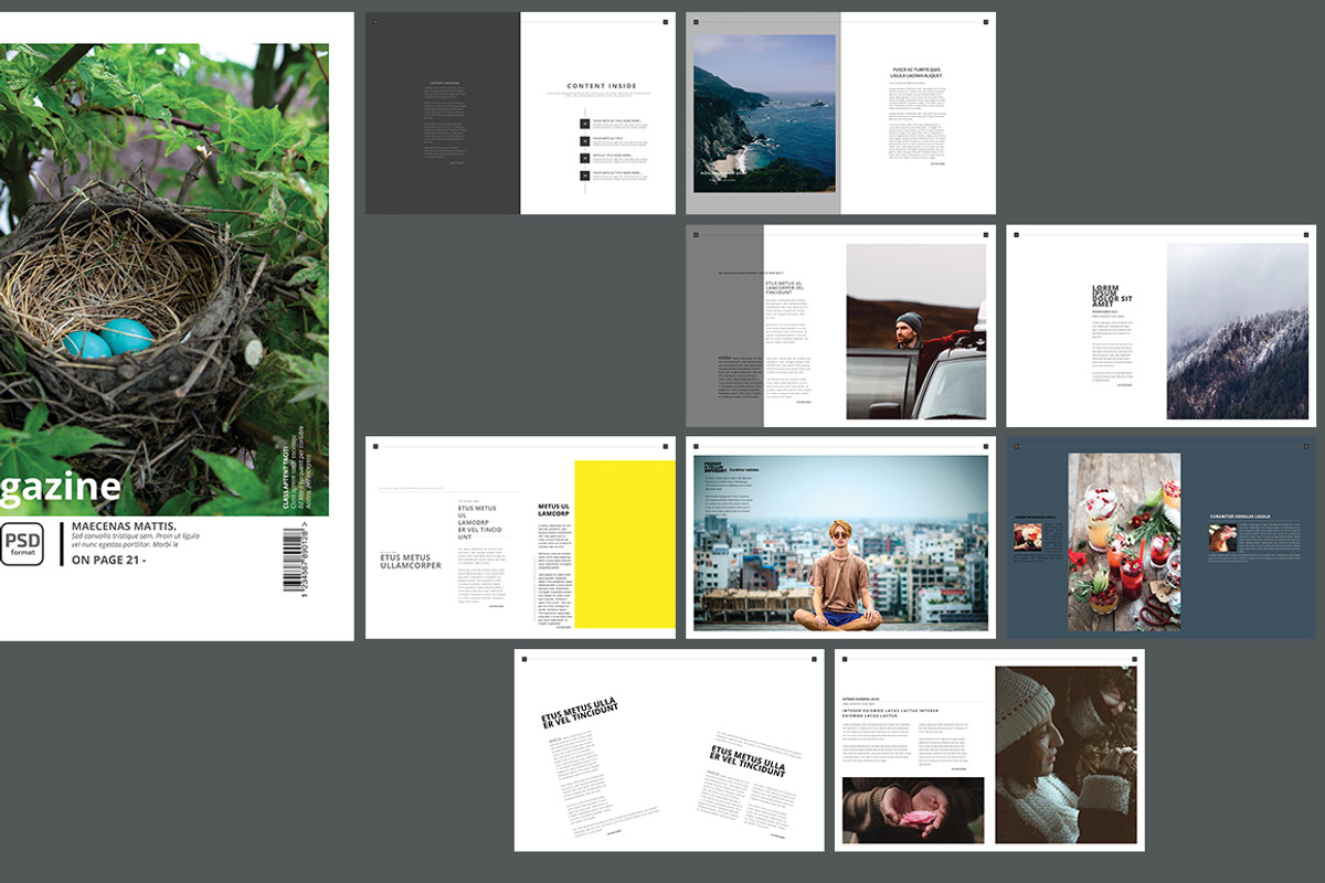 Magazine Template 05, a Magazine Template by pmvch (Photo 2 of 12)