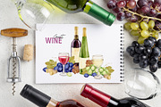 Craft WINE. Watercolor set, an Illustration by Tata Pilip (Thumbnail 7 of 16)