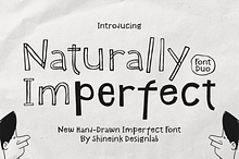 Naturally Imperfect – HandDrawn Font
