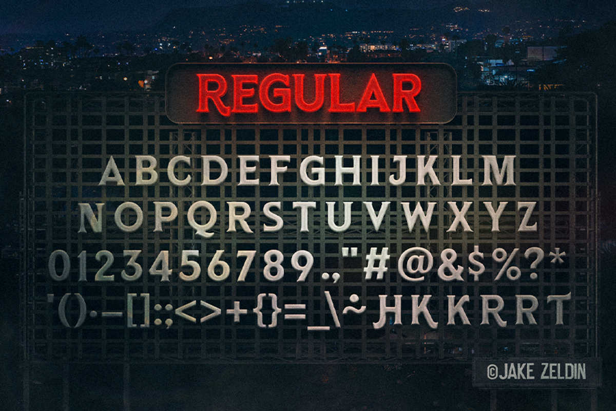 Roosevelt - Vintage 4 Font Family, a Script Font by Zelly Design Co. (Photo 2 of 6)