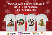 100 Mickey Mouse Christmas T-Shirt, a Graphic by ExpressTeesArt (Thumbnail 1 of 3)