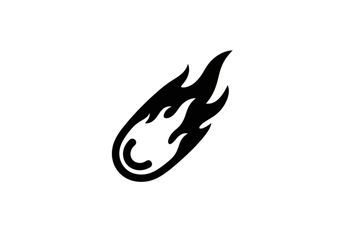 Fire Meteor Comet Silhouette Bundle, an Illustration by Designs_River (Photo 14 of 51)