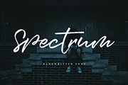 Spectrum, a Script Font by Get Studio (Thumbnail 1 of 9)