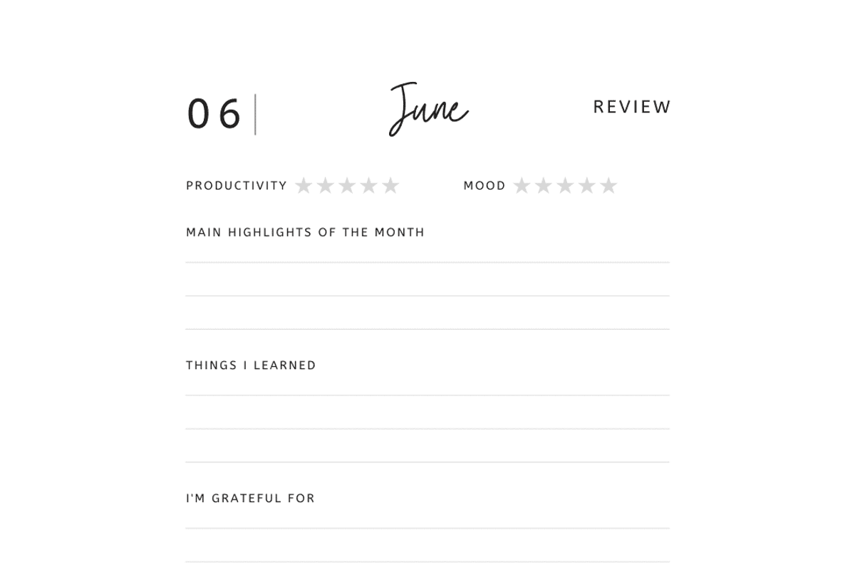 365 Days Planner, a Stationery Template by Brand Your Biz Co. (Photo 11 of 11)