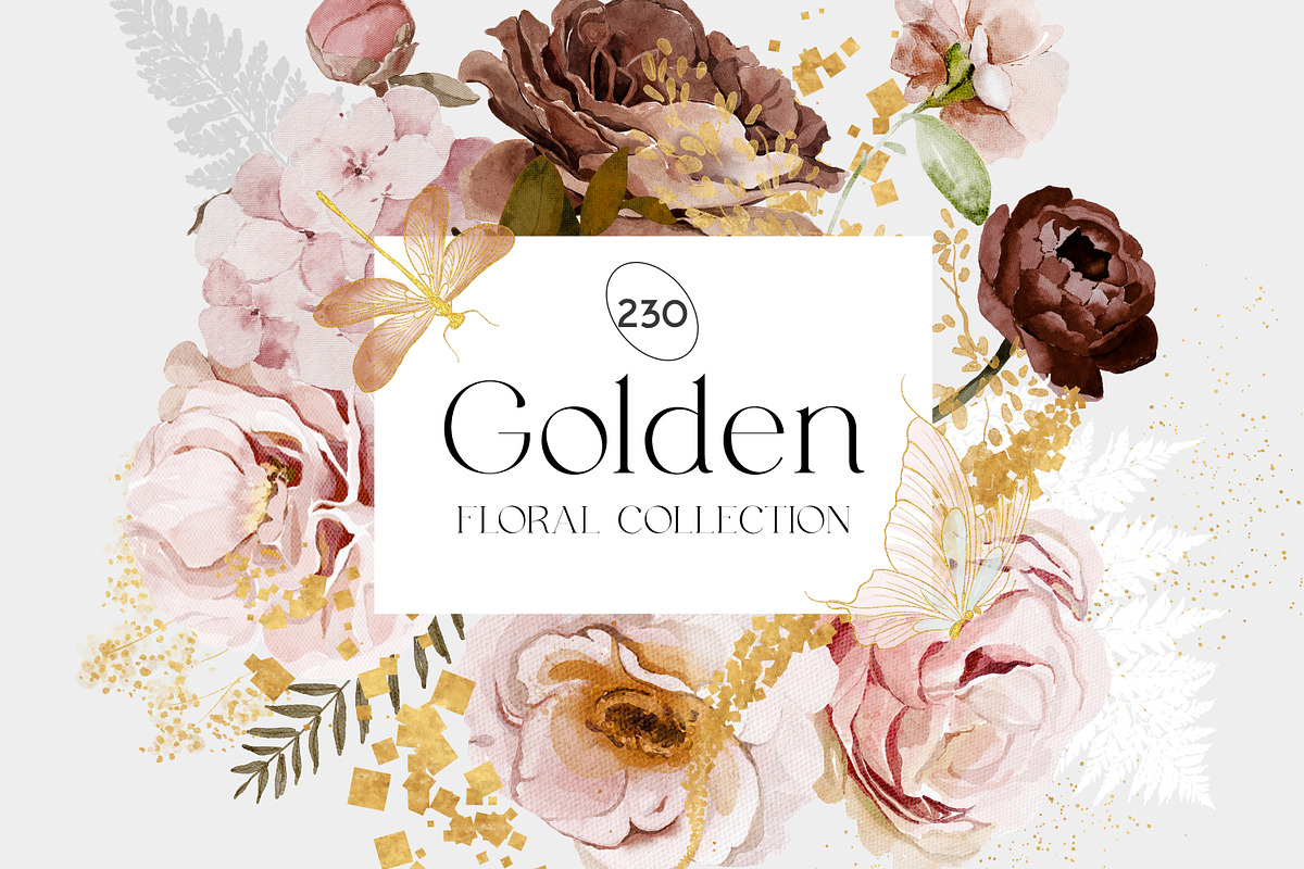 Golden -Blush & Dusty Rose, an Illustration by Isabelle Salem (Photo 1 of 13)