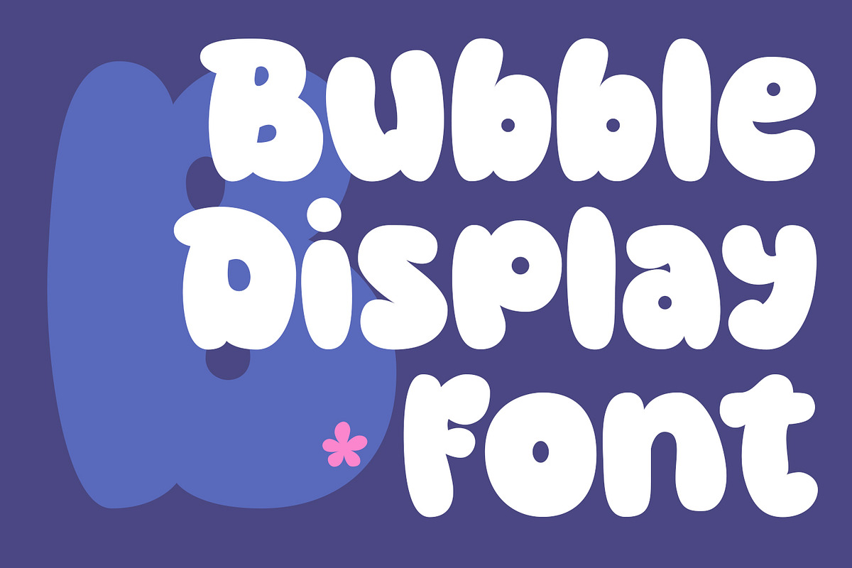Bubble Swag - Playful Display Font, a Handwritten Font by AQR Studio (Photo 6 of 9)
