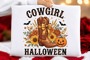 Retro Cowgirl Halloween Png, a Seasonal Illustration by DreamCafeArt (Thumbnail 5 of 7)