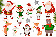 Merry Christmas - Winter animals, a Graphic by Nafanya (Thumbnail 3 of 11)