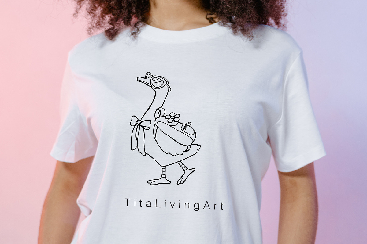 Spring Goose School Outline SVG, an Education Illustration by TitaLivingArt (Photo 7 of 9)
