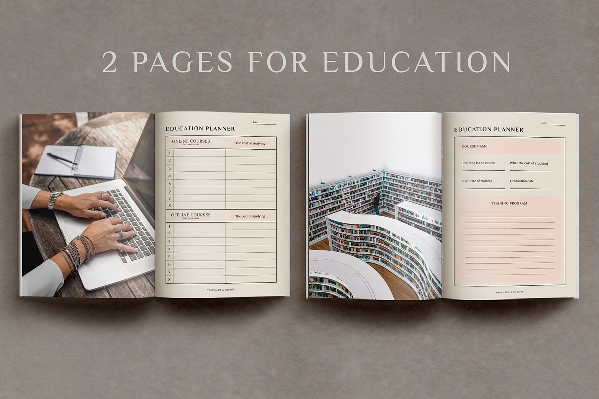 Aesthetic Planner & Calendar, a Stationery Template by Anatartan Design (Photo 22 of 27)