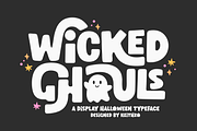 Wicked Ghouls - Halloween Font, a Sans Serif Font by Keithzo (Thumbnail 1 of 8)