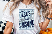 Jesus and Sunshine Summer Beach PNG, a Seasonal Illustration by Sublimation Artist (Thumbnail 6 of 9)