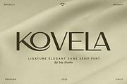 Luxury Ligature Sans Font - Kovela, a Sans Serif Font by Say Studio (Thumbnail 1 of 11)