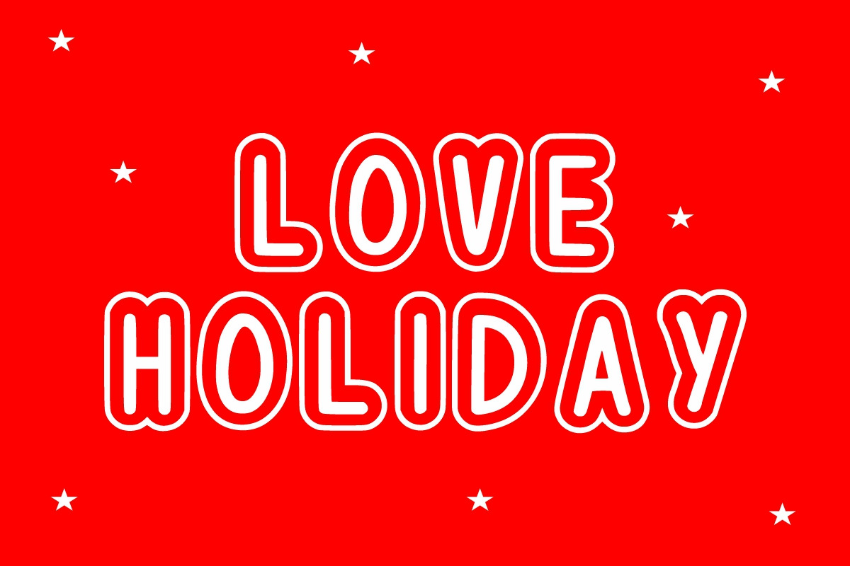 Christmas Party, a Handwritten Font by Fourteen Letter (Photo 2 of 6)