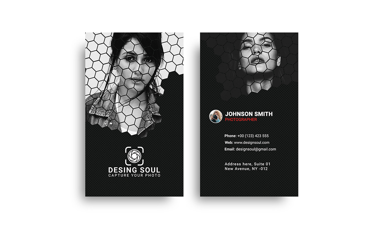 Photography Business Card Template, a Business Card Template by Smashing_Studio (Photo 3 of 3)