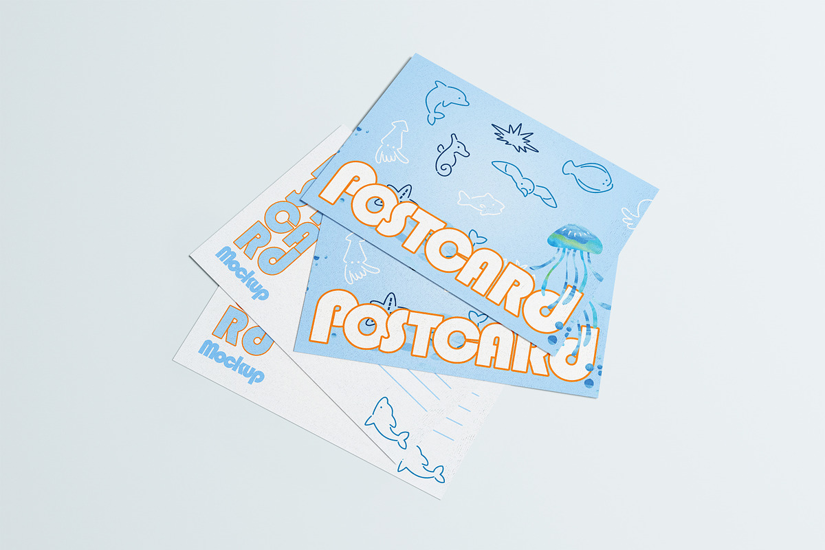 Postcard / Greeting Card Mockups, a Mockup by Defa Visual (Photo 6 of 13)