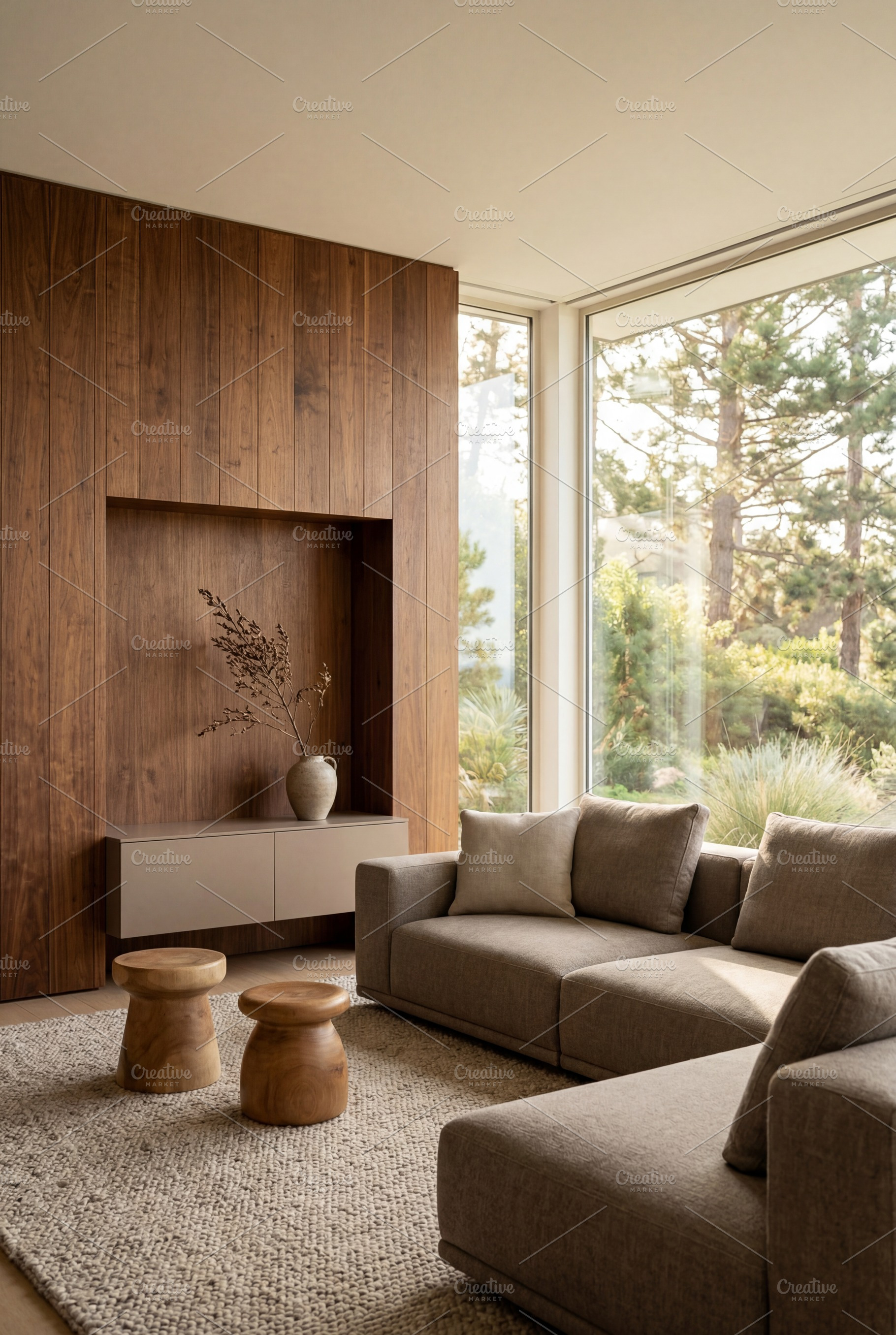 Modern Minimalist Living Room, an Architecture Photo by Virgo Studio