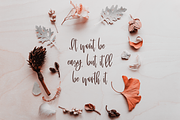 Saturday Brunch, a tight tall script, a Script Font by Rachel White Art (Thumbnail 5 of 18)
