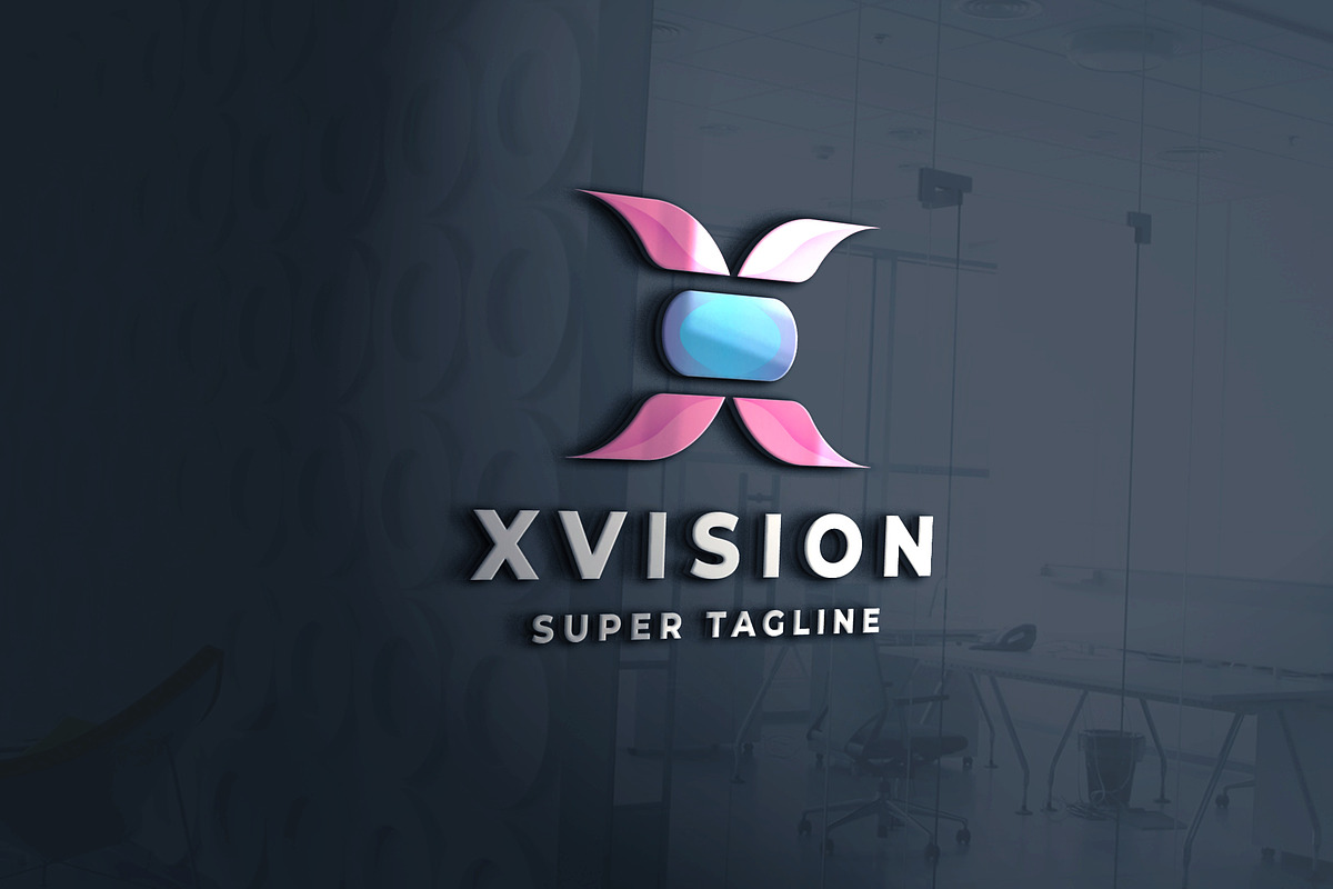 XVision Abstract X Logo, a Branding & Logo Template by Design_Planet (Photo 2 of 2)