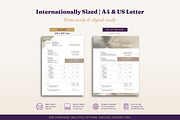 Invoice Templates 3 Designs Word, a Stationery Template by B2 Studio (Thumbnail 13 of 18)