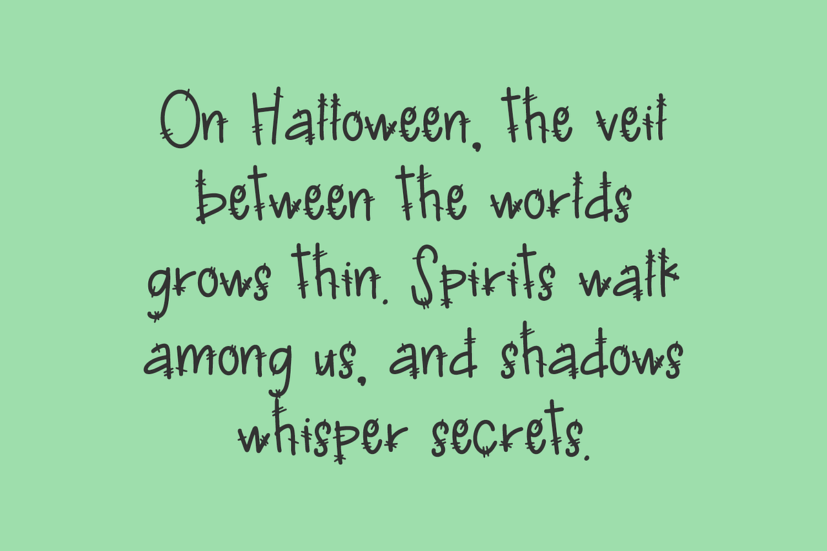 Zombie Dust - Display Font, a Handwritten Font by Beck McCormick (Photo 7 of 10)