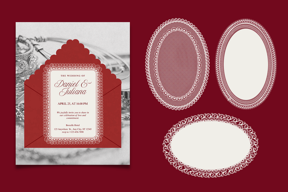 Lace Doilies Collection 20 PNG Files, an Object Illustration by Veronika Gotovceva (Photo 4 of 7)