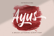 Ayus - Handbrush Script Font, a Handwritten Font by StringLabs (Thumbnail 1 of 12)
