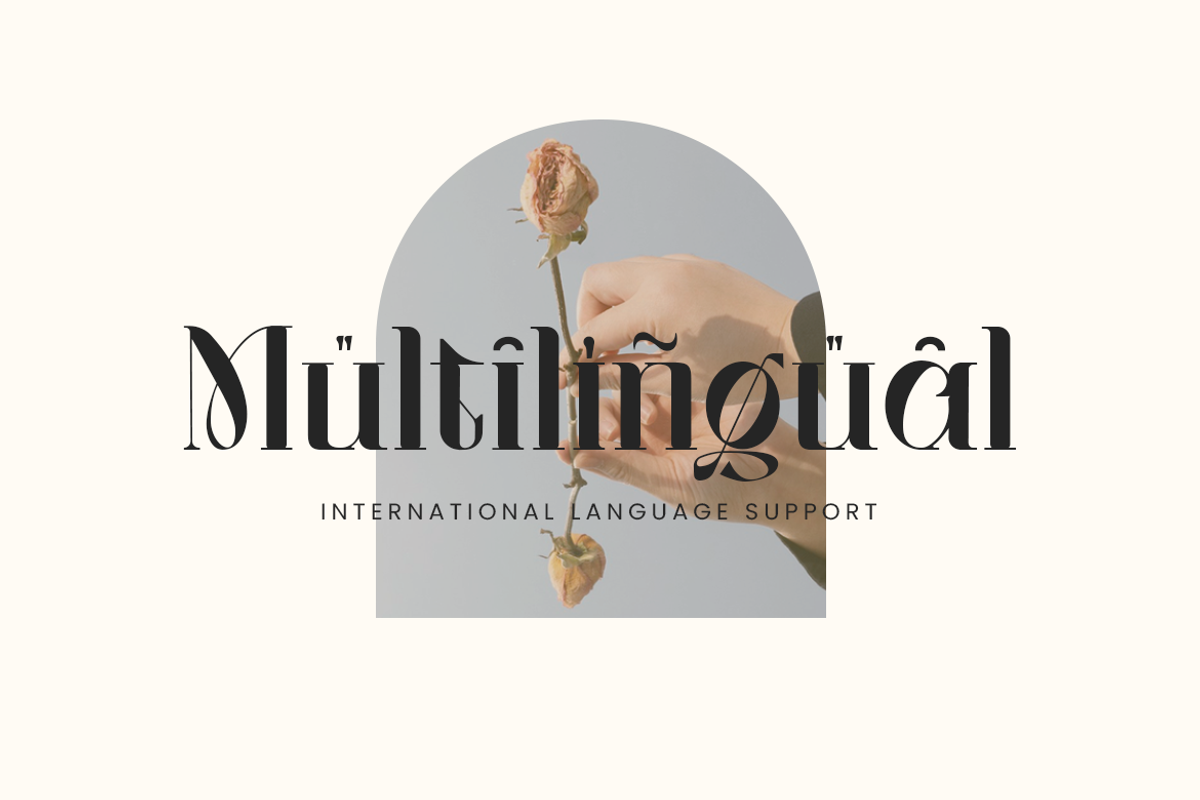 Vagues Elegant Serif, a Serif Font by Creatype Studio (Photo 9 of 10)