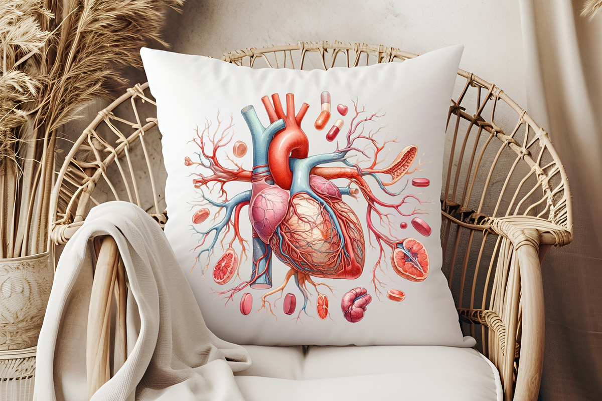 Human Anatomy, Medical Clipart, an Illustration by Pixels.Craft (Photo 7 of 7)