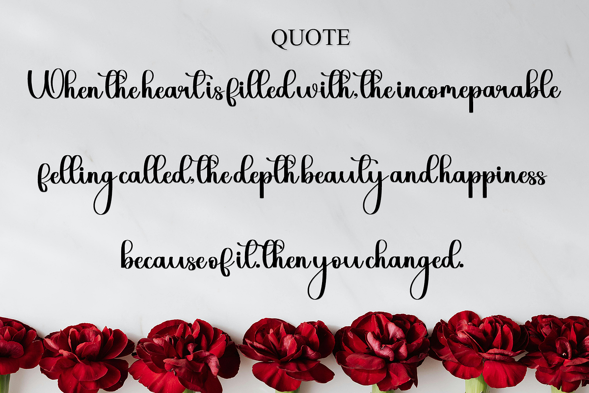 Elegant, a Handwritten Font by InermediaSTUDIO (Photo 2 of 7)