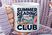 Summer Reading PNG, Dive Into A, a Seasonal Illustration by Rose Art (Thumbnail 4 of 4)