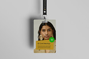 ID Card Mockup, an Advertising Mockup by Tahtagraphic (Thumbnail 3 of 4)
